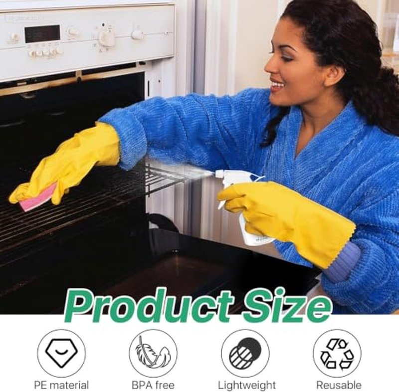 24 Pack 8 oz Spray Bottles with Adjustable Nozzle & Measurement Marks