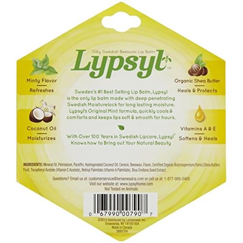 LypSyl LypMoisturizer, Orginal Mint, 0.1 oz.