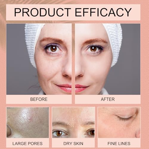 Collagen Overnight Wrapping Peel Off Facial Mask with Jelly Brush, Skin Hydration & Firming & Glowy, Improve Sagging & Dullness, Korean Skincare(75ml, 2.54 fl.oz)
