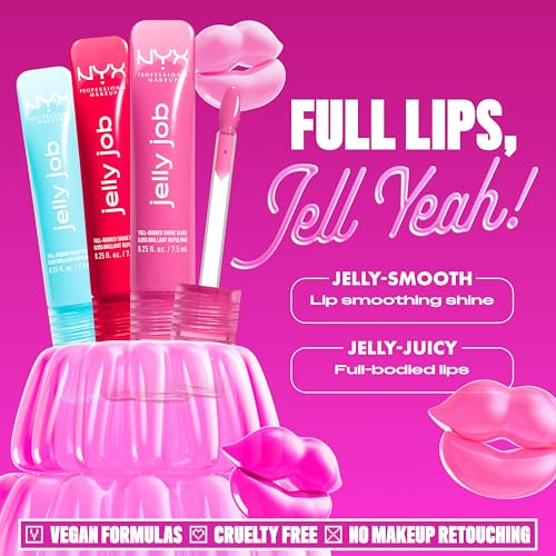 NYX Jelly Job Lip Gloss - Honey, It's Jelly Nude Pearl Shimmer