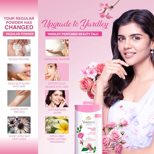 Yardley English Rose Perfumed Talc Powder 250g