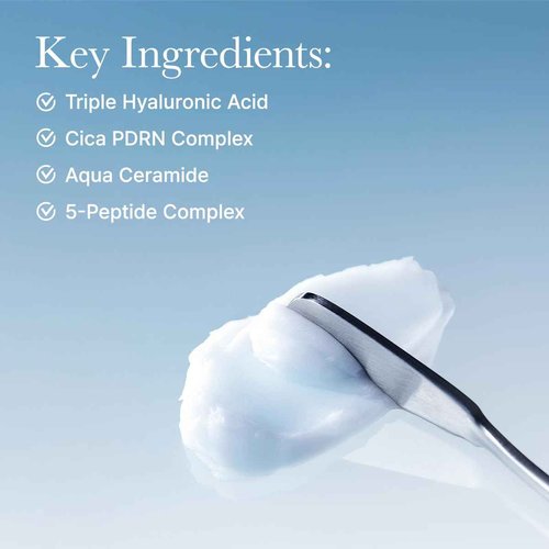 ARENCIA Deep Water Surge Soothing Cream, 2.70 fl oz, with Hyaluronic Acid, Cica PDRN and Ceramide