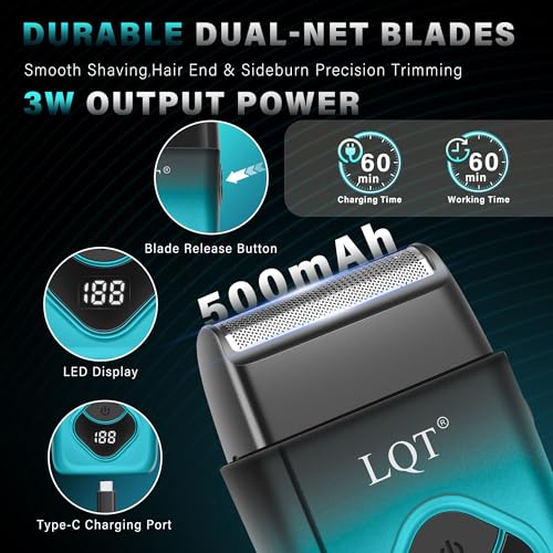 LQT Professional Hair Clipper & Beard Trimmer Kit with Ceramic T-Blade