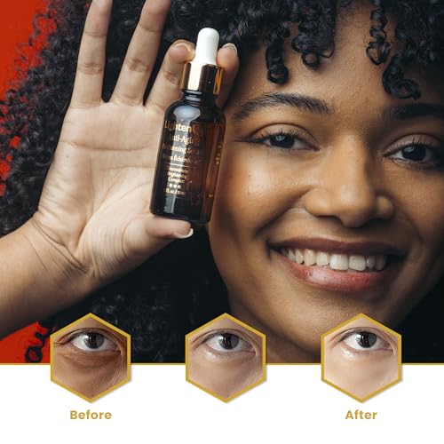 Lighten-Up Skin brightening Serum, 1 Fl oz / 30 ml, for Face, Armpits, Hands, Knees and Body, with Argan Oil and Shea Butter