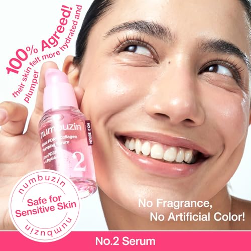 Numbuzin No.2 Rose PDRN Collagen Serum - Hydrating & Firming 30ml