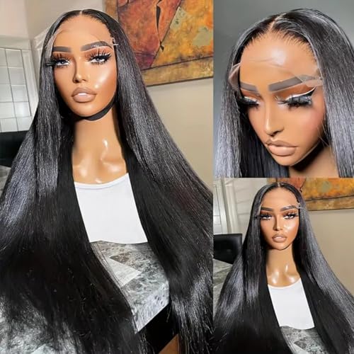 30" 13x6 Straight Lace Front Wig - 200% Density Virgin Human Hair