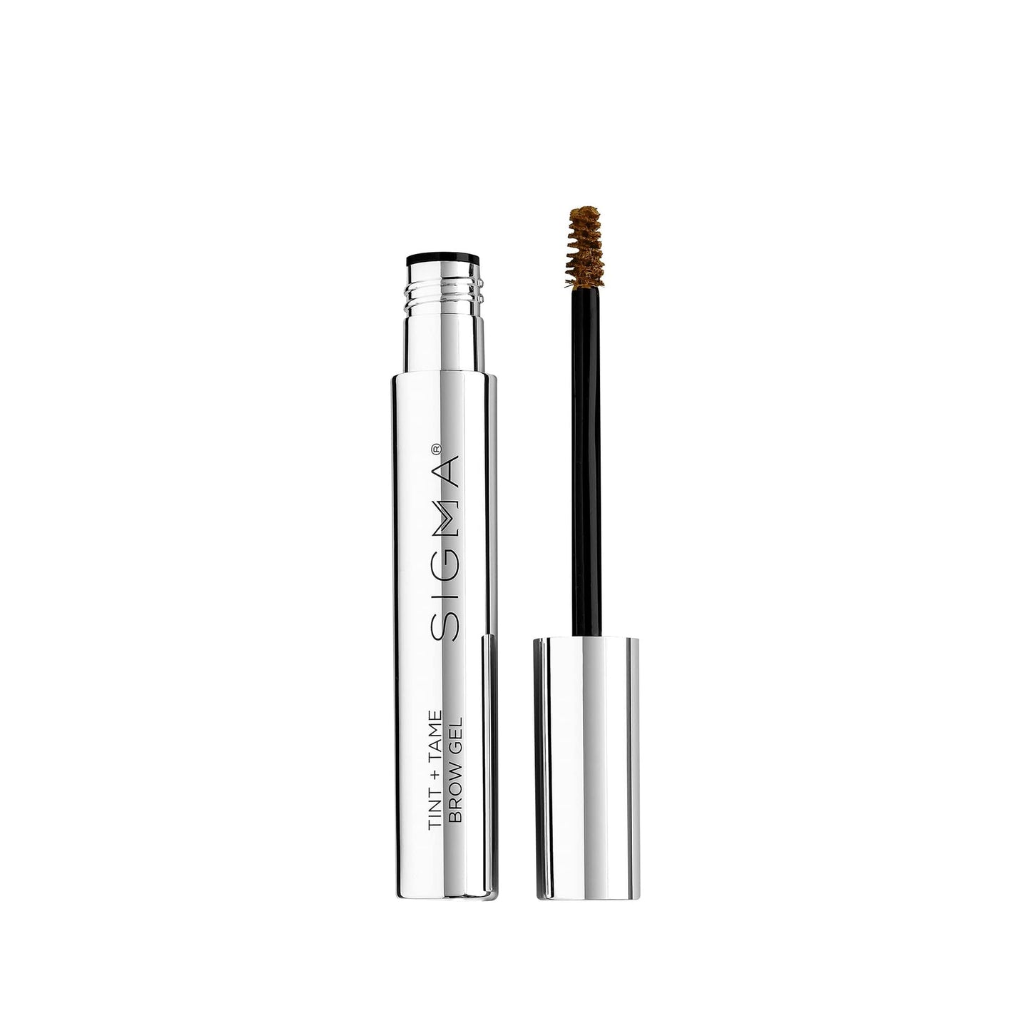 Sigma Beauty Tint + Tame Light Brow Gel – Finest Brow Tint and Shaping Gel for Filling, Grooming, & Shaping Brows - For Natural, Feathered Brows (Neutral Brow Gel for Blonde or Light Brown Hair)