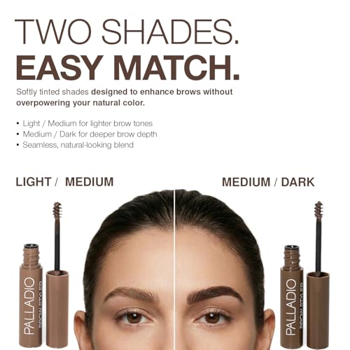 Palladio Brow Styler Tinted Gel - Light/Medium
