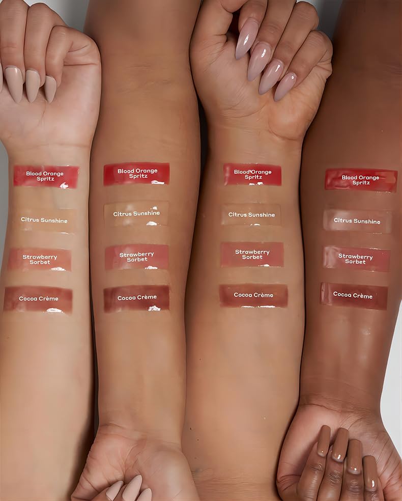 4-Pack Tinted Lip Gloss with Peptides | Hydrating Jelly