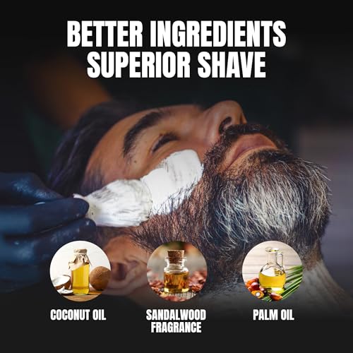 Gentleman Jon Sandalwood Shaving Soap - 2.25oz Premium Men's Wet Shave Puck