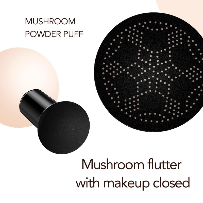 O'CHEAL Cushroom Concealer Cushion with Mushroom Sponge - Full Coverage