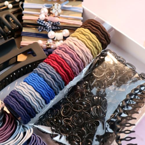Hair Scrunchies & Ponytail Holders Set for Women (1149 Piece)