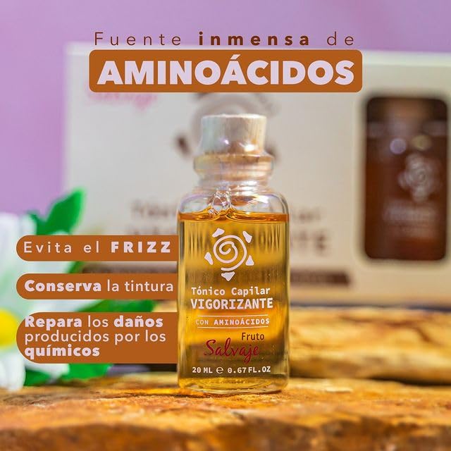 Fruto Salvaje Pack Tónicos Capilares Crecimiento - Anticaida - Vigorizante 3 Pack Solución capilar con ingredientes naturales promueve el crecimiento detiene la caida severa Hair Care Colombia 0.67 oz