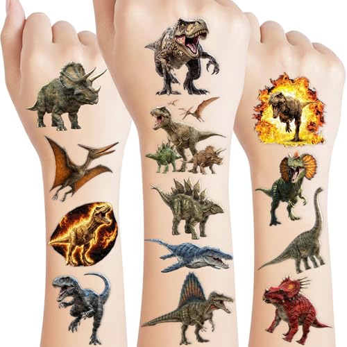 96-Piece Dinosaur Temporary Tattoos for Kids - Party Favors
