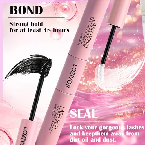 Clusters Kit Wispy Eyelash Cluster Natural DIY Lash Extension Kit 8-14mm 30D 40D Individual Lashes Kit with Lash Bond and Seal Waterproof Lash Tweezers for Self Use (30D&40D£¬8-14mm,Kit)