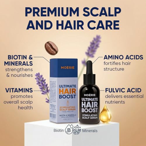 Moerie Hair Growth Serum - Natural Regrowth & Thickening, 50ml