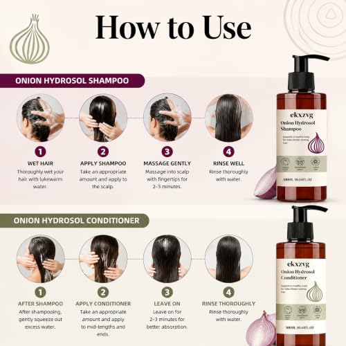 Onion Hydrosol Conditioner for All Hair Types - Rosemary & Biotin