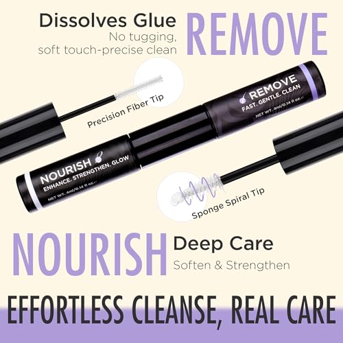 Cluster Lash Remover & Nourish Serum with Castor Oil