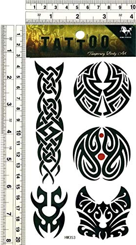 Umama Celtic Temporary Tattoos - 3 Sheet Set