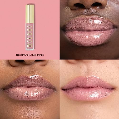 Milani Keep It Full Lip Plumper Gloss - Sparkling Pink, 0.13 Fl. Oz.