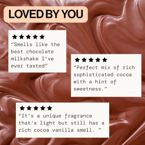 Pacifica Amber Cocoa Eau de Parfum – Warm Spiced Gourmand Fragrance for Women, Long-Lasting & Vegan