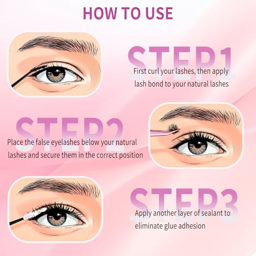 Lash Clusters Wispy 9-16mm 320pcs Volume Lash Extensions D Curvature Individual Lashes DIY Eyelash clusters Lashes fluffy false eyelashes(40D,0.07,9-16mm)