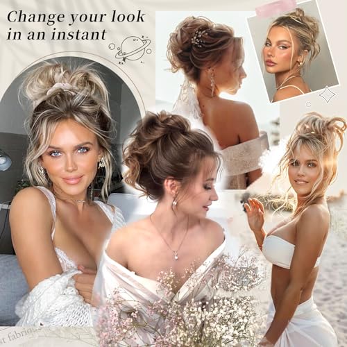 Messy Bun Hair Piece Ponytail Scrunchie for Women