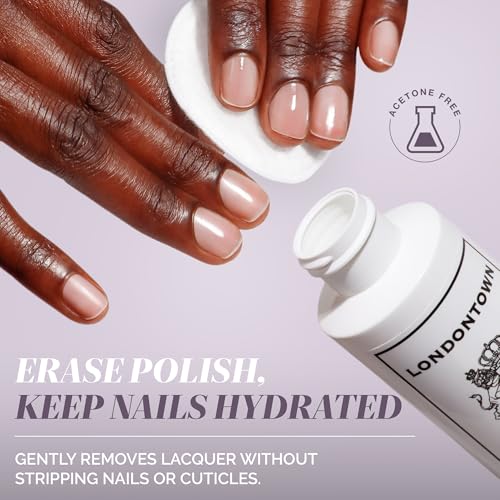 LONDONTOWN kur Strengthening Acetone-Free Nail Polish Remover - Vegan
