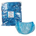 ForPro Spa Liners 100-Count Disposable Pedicure Liners - Blue, Professional Salon Use