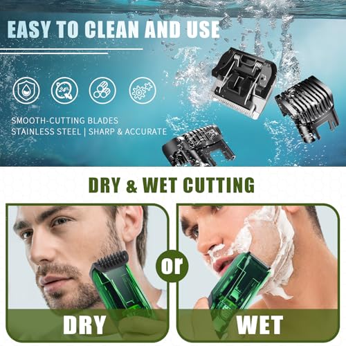 Vacuum Trimmer Replacement Blades & Guard Set for SHAVER Vacuum Trimmer