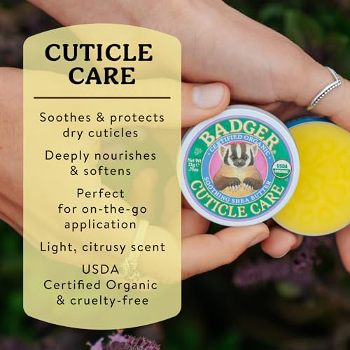 Badger Cuticle Cream - Organic Deep Hydration for Dry Cuticles