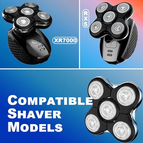 4PACK XR7000 Balder Pro Replacement Head Compatible with Remington Balder Pro Head Shaver Model XR7000/XR1500/XR1501
