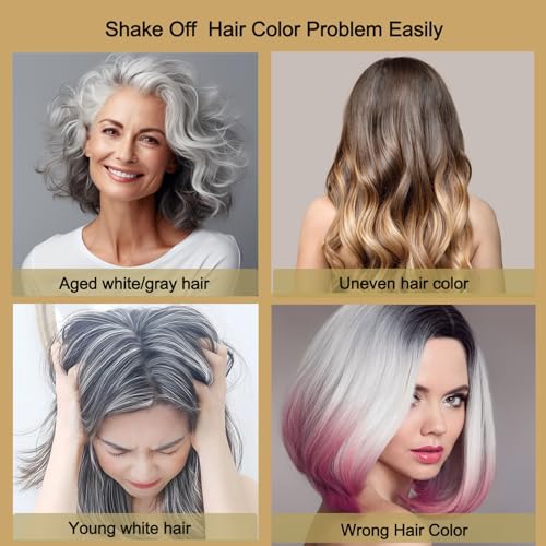Fvquhvo Blonde Brown Hair Dye Shampoo 16.9oz