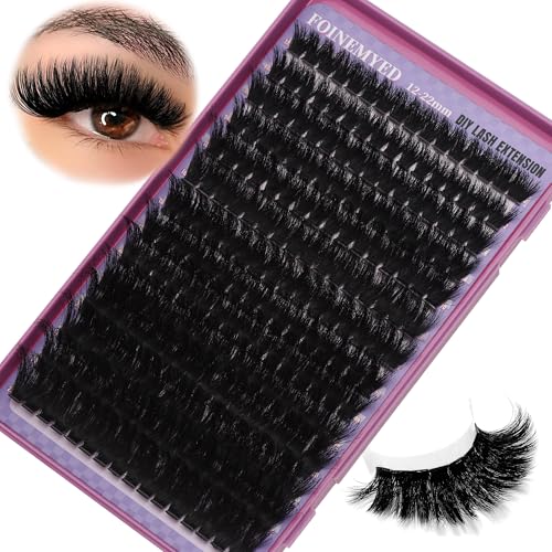 200D Lash Clusters 12-22mm Thick Volume Eyelash Extensions