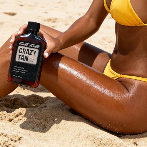 Tanning Oil 125xxx 8oz Deep Dark Natural Oil? Fresh Citrus Scent ? Made in USA
