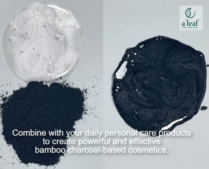 Activated Bamboo Charcoal Powder (150 G) for Odor Control, Facial Exfoliation, Facial Mask, Tooth Whitening, Smelly Feet, Skin Detoxification Purposes, Must-Have Bathroom Enhancement for Multiple Use