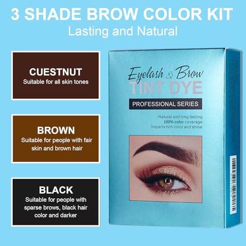Chestnut Eyebrow Color Kit | 4-6 Week Waterproof Brow Dye