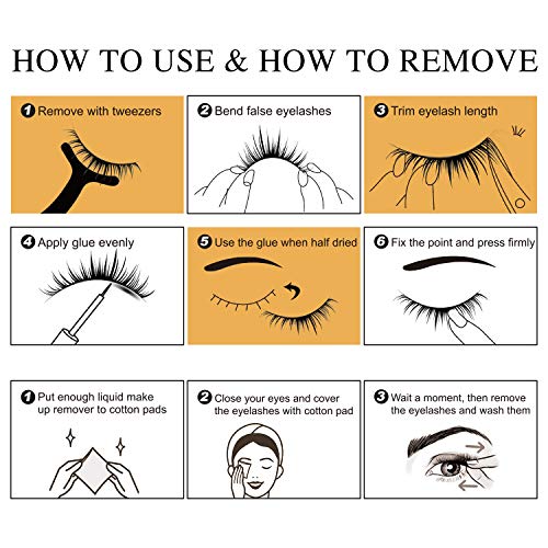 AROIC 30 Pairs False Eyelashes - 3D Volume Wispy Reusable Lashes