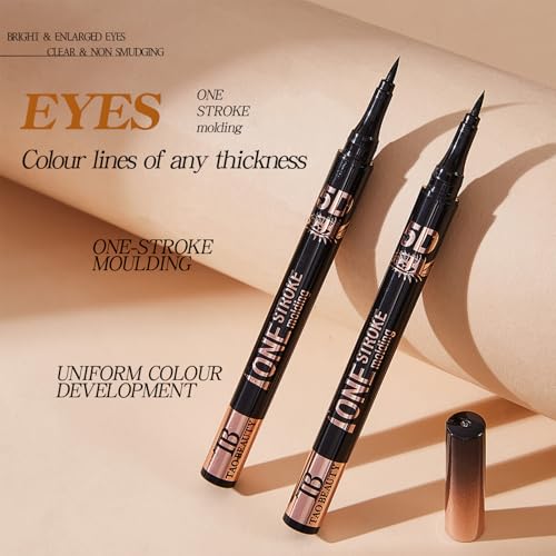 ADMD Waterproof Eyeliner Pen - Ultra Fine Tip, 24Hr Wear