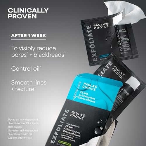 Paula's Choice 2% BHA Exfoliating Pads - Salicylic Acid for Pores