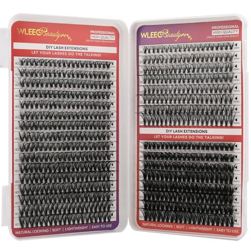 30D 40D 50D Lash Clusters Wispy - 640PCS DIY Eyelash Extensions
