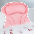 Bath Pillow with 6 Suction Cups - Neck & Back Support