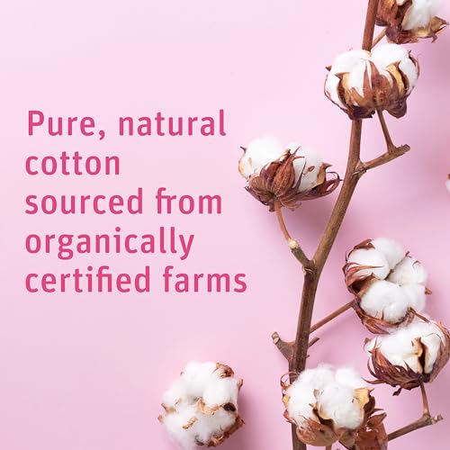 Simply Soft Organic Cotton Balls - 100% Pure, Hypoallergenic (600 Count)