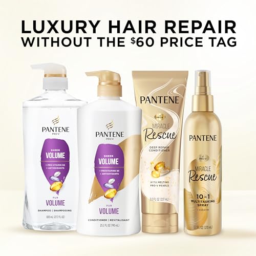 Pantene Sheer Volume Shampoo - 72-Hour Fullness, 27.7 Fl Oz