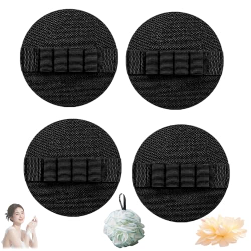 Exfoliating Bath Gloves, 4-Pack Quick-Dry Shower Scrubber