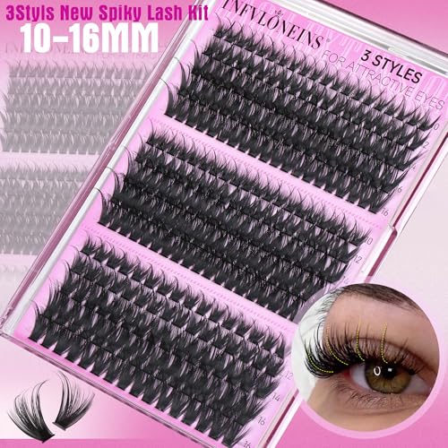 J-Wispy Lash Clusters 10-16mm Spiky Eyelash Extensions DIY Volume False Lashes