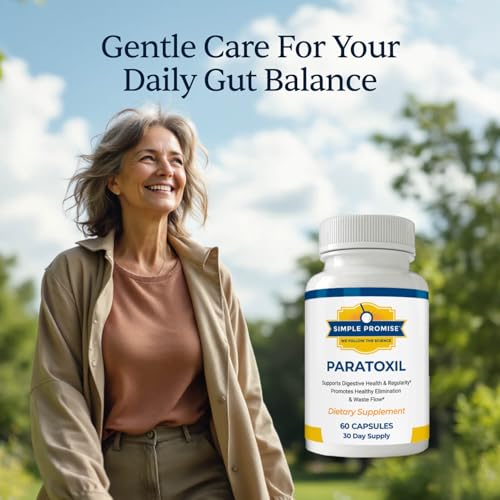 Paratoxil Gut Health Capsules with Psyllium & Black Walnut - Digestive Support
