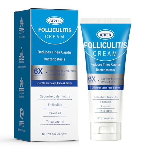 Folliculitis Cream for Scalp, Face & Body – 120g Soothing Balm