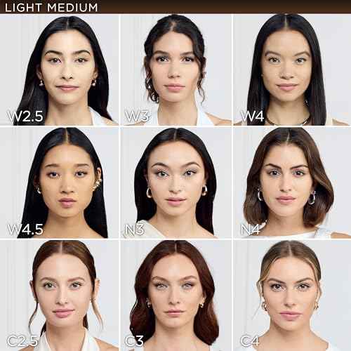 L'Oreal Paris True Match Super-Blendable Foundation, Medium Coverage Liquid Foundation Makeup, N3, Light Medium, 1 Fl Oz