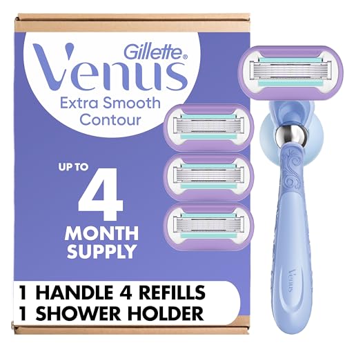 Gillette Venus Razor for Women with 4 Blade Refills